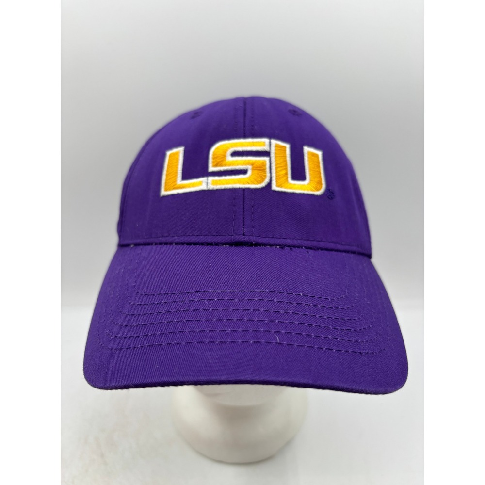 LSU Tigers Hat Purple Captivating Headgear Adjustable Dad Cap Embroidered Logo